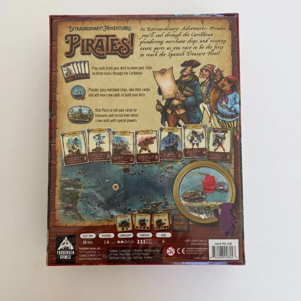 Forbidden Games Extraordinary Adventures: Pirates! Board Game